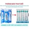 Bộ 3 lõi lọc thô Karofi Livotec