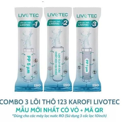 Bộ lõi lọc Karofi 1,2,3