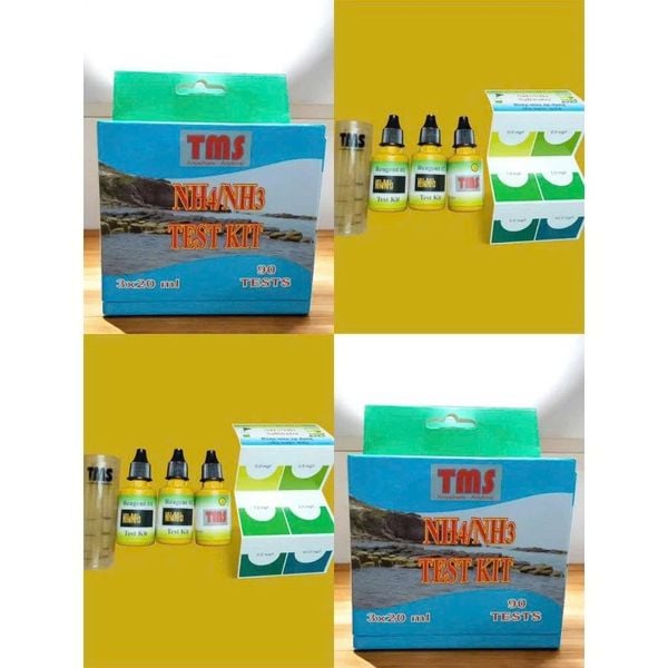 BỘ KIT TEST TMS  Bộ Dụng Cụ Đo 5 Chỉ Tiêu Trong Nước NH3/NH4 – Fe – Cl – GH – PH