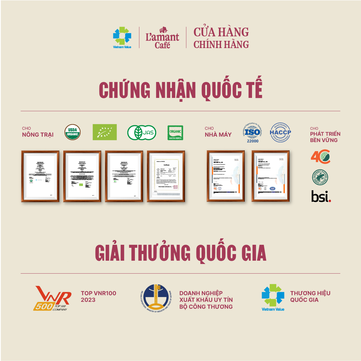  [MỚI] Cà Phê 100% Arabica Túi Lọc – Drip Coffee Hương Vị Trái Cây Chín Mọng – Hộp 10 gói – L’amant Happy Life 