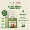  Cà Phê Hữu Cơ Hàm Rồng Túi Lọc – Drip Coffee Hương Vị trái cây nhiệt đới – Hộp 10 gói 
