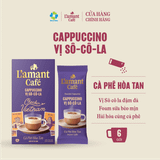  Cà Phê Cappuccino Sô-cô-la Hòa Tan Ít Ngọt – Hương Cacao Đậm, Bọt Sữa Mịn 