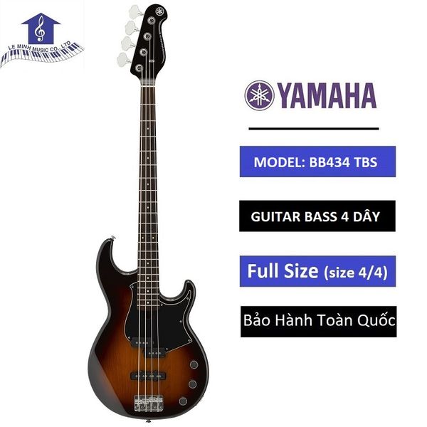 Đàn Guitar Bass 4 Dây Yamaha BB434 Tobacco Brown Sunburst