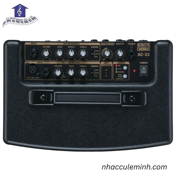 Amply Guitar Yamaha AC-33 Acoustic 30W Di Động Chính Hãng