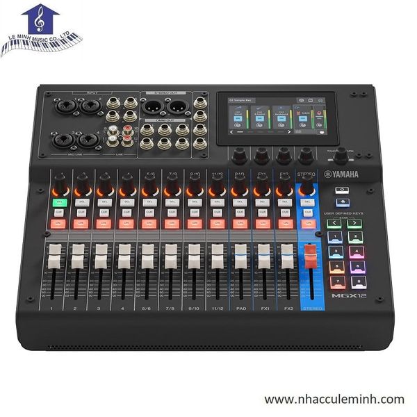 Bàn Trộn Mixer Analog Yamaha MGX12 Chính Hãng