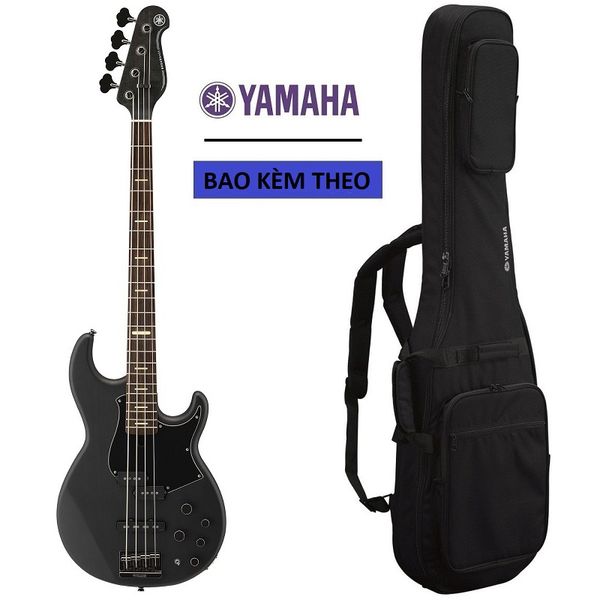 Đàn Guitar Bass 4 Dây Yamaha BB734A Matte Translucent Black