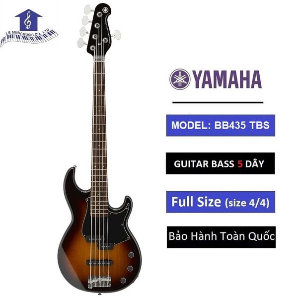 Đàn Guitar Bass 5 Dây Yamaha BB435 TBS