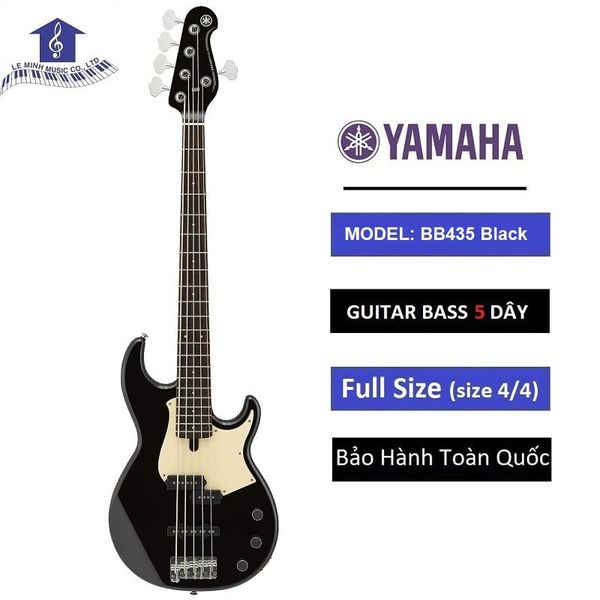 Đàn Guitar Bass 5 Dây Yamaha BB435 Black