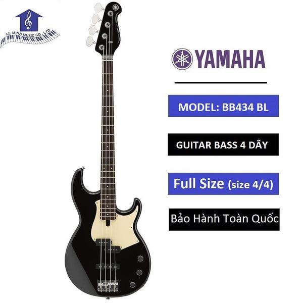 Đàn Guitar Bass 4 Dây Yamaha BB434 Black
