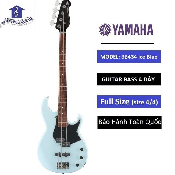 Đàn Guitar Bass 4 Dây Yamaha BB434 Ice Blue