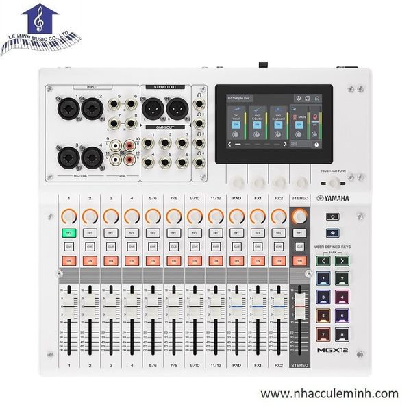 Bàn Trộn Mixer Analog Yamaha MGX12 Chính Hãng