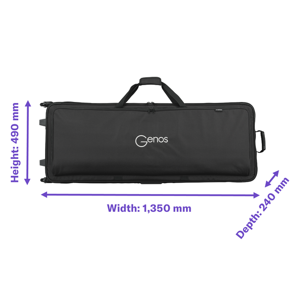 Bao Đựng Đàn Chuyên Dụng Genos có bánh xe