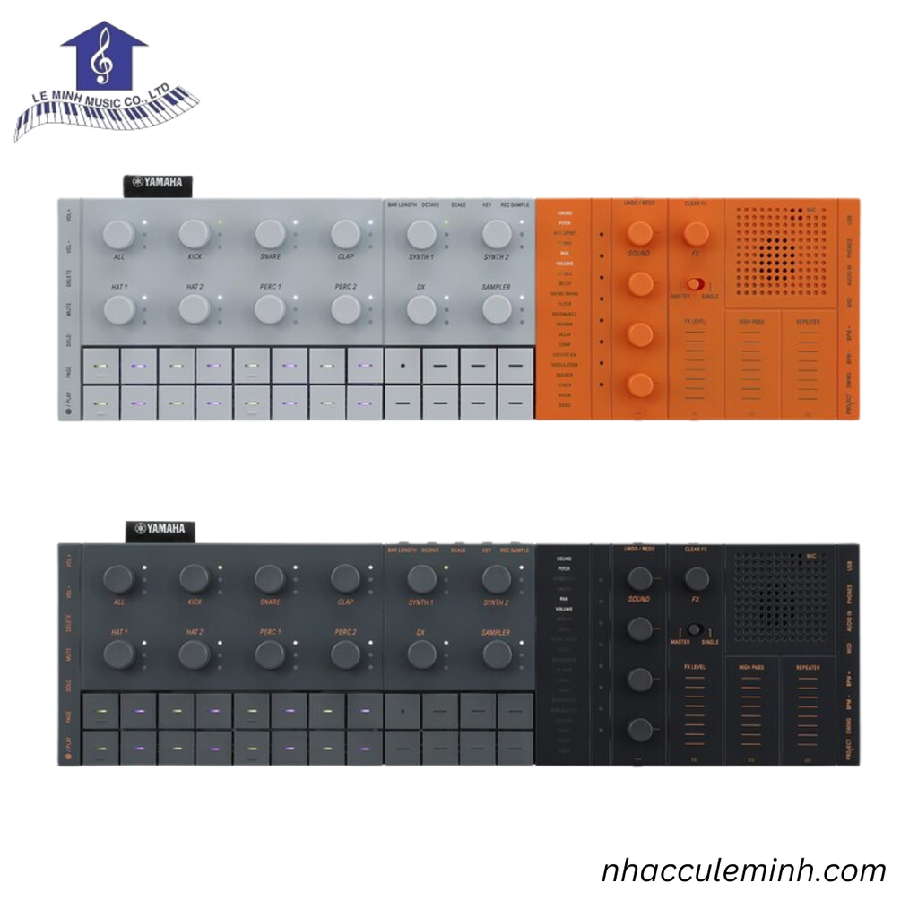 Yamaha SEQTRAK – Groovebox Sản Xuất Âm Nhạc Di Động, Nhỏ Gọn Và Mạnh Mẽ
