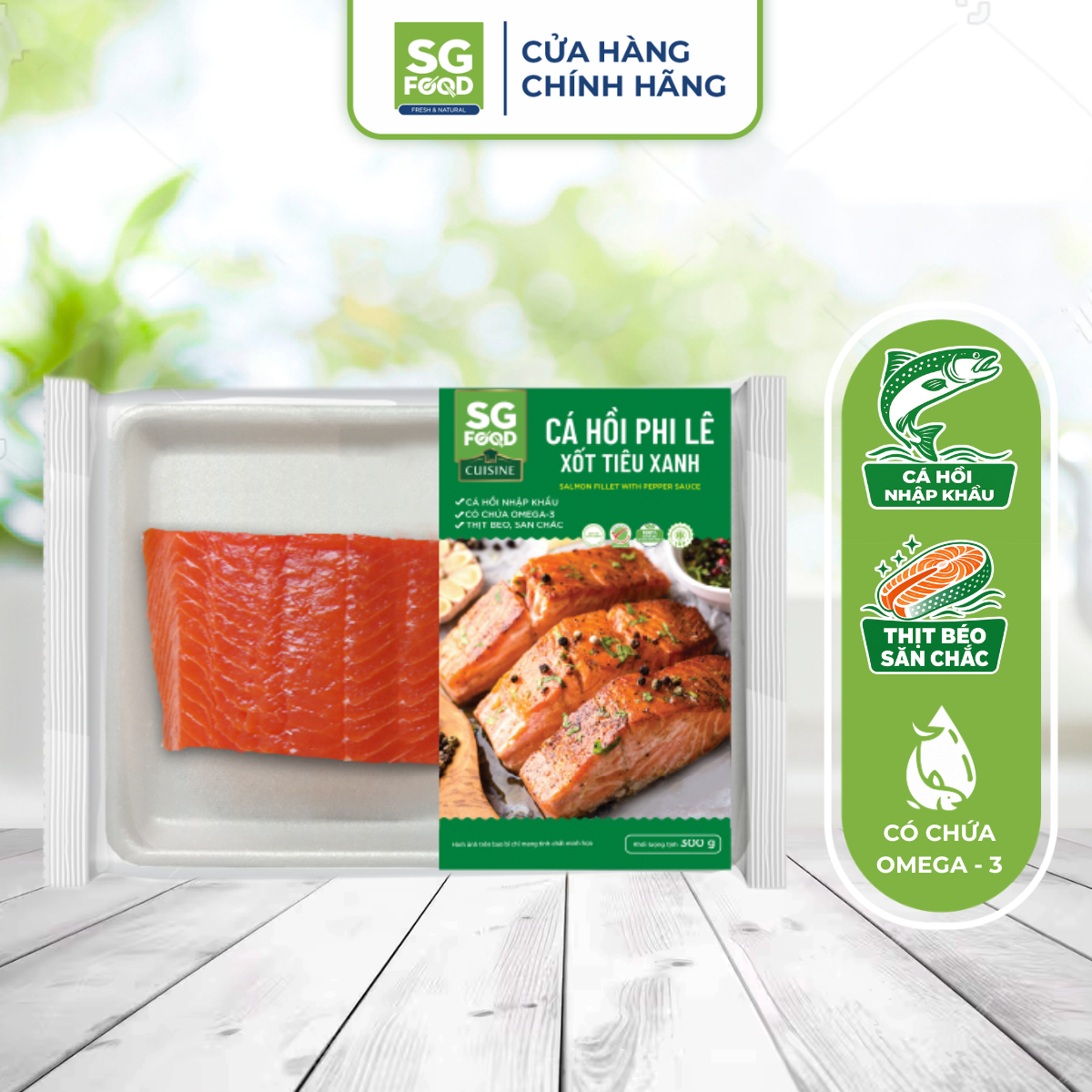 ca hoi fillet xot tieu xanh 300g chi giao hang tai tp hcm