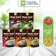 thung 30 goi chao tuoi sai gon food 5 vi 240g to yen thit ca hoi ca loc luon va suon non