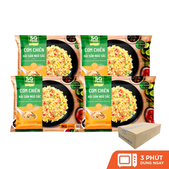 thung 20 goi com chien hai san ngu sac 200g