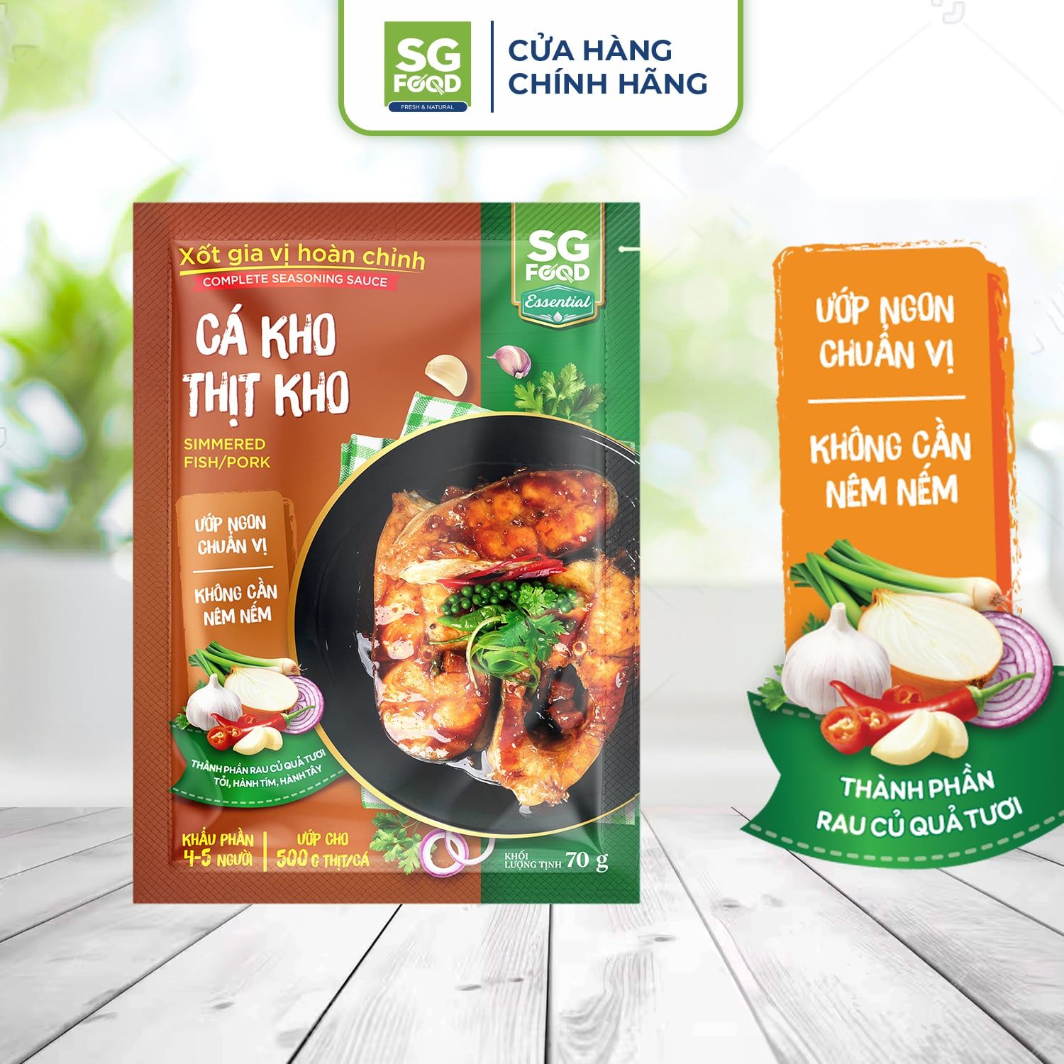 xot gia vi hoan chinh ca kho thit kho sgf 70g