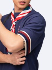 Áo Thun Phối Bo O1210 BD294