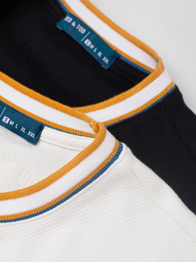 Áo Thun Phối Bo O1210 BD308