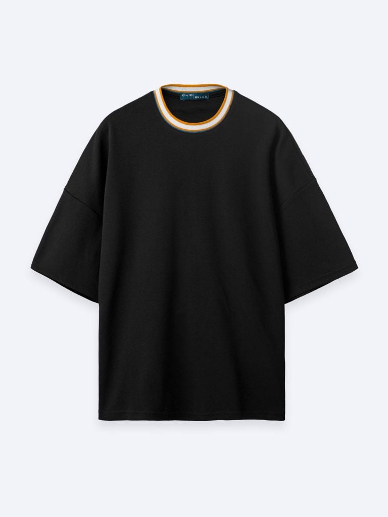 Áo Thun Phối Bo O1210 BD308