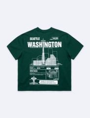Áo thun nam Washington BF069 form Oversize Boxy