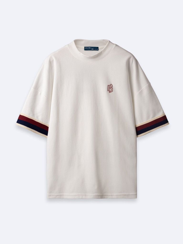 Áo Thun Phối Bo O1210 BD294