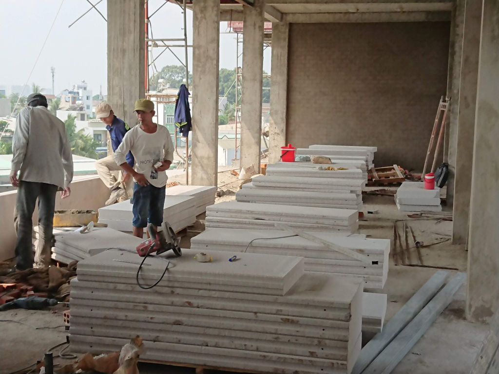  Gạch Eblock 1200x600mm khổ lớn-Bê tông khí chưng áp 