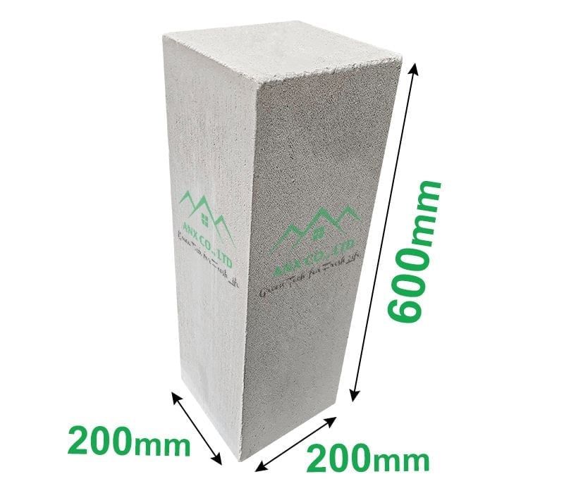  Gạch Eblock 600x200mm-Bê tông khí chưng áp 