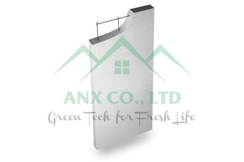  Tấm ALC Panel dày 100mm Bê Tông Khí Chưng Áp 