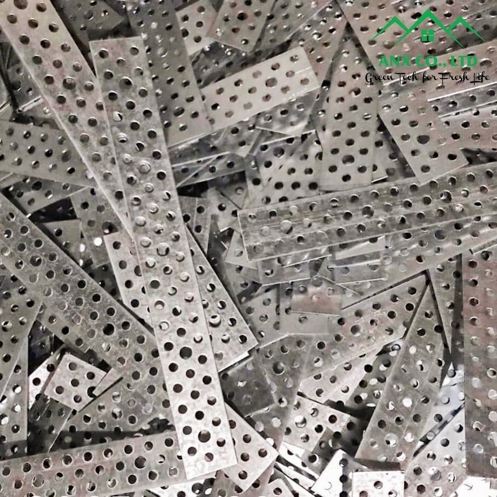  Bas Sắt Đột Lỗ Xây Tường Bê Tông Khí Chưng Áp 