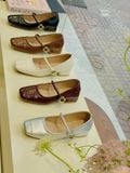  GIÀY BÚP BÊ NAGASHOES MŨI VUÔNG PHỐI KHÓA 3P NAB86 