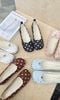  GIÀY BÚP BÊ NAGASHOES HỌA TIẾT CHẤM BI ĐÍNH NÚT NAB155 