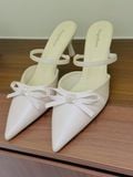  CAO GÓT NAGASHOES MŨI NHỌN CHẤM BI NƠ 7P NAC348 