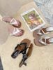  DÉP NAGASHOES QUAI KẸP PHỐI DÂY NGANG ĐÍNH KHÓA 5P NAD414 