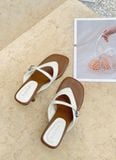  DÉP NAGASHOES QUAI KẸP PHỐI DÂY NGANG ĐÍNH KHÓA 5P NAD414 