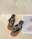  DÉP NAGASHOES QUAI KẸP PHỐI DÂY NGANG ĐÍNH KHÓA 5P NAD414 