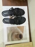  DÉP NAGASHOES MŨI TRÒN QUAI CHÉO DÂY GÚT NAD419 