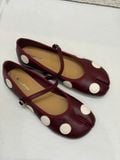  GIÀY BÚP BÊ NAGASHOES TABI CHẤM BI PHỐI QUAI NGANG NAB166 