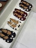  GIÀY BÚP BÊ NAGASHOES TABI CHẤM BI PHỐI QUAI NGANG NAB166 