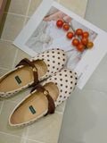  GIÀY BÚP BÊ NAGASHOES MŨI TRÒN QUAI XOẮN PHỐI PHỤ KIỆN NAB128 