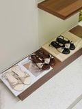  SANDAL NAGASHOES MŨI TRÒN QUAI NGANG PHỐI KHÓA NAS254 