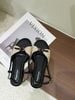  SANDAL NAGASHOES MŨI TRÒN QUAI NGANG PHỐI KHÓA NAS254 
