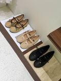  GIÀY BÚP BÊ NAGASHOES VẢI LƯỚI VIỀN DA ĐÍNH NƠ NAB161 