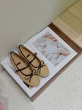  GIÀY BÚP BÊ NAGASHOES VẢI LƯỚI VIỀN DA ĐÍNH NƠ NAB161 