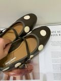  GIÀY BÚP BÊ NAGASHOES MŨI TRÒN QUAI NGANG CHẤM BI NAB168 