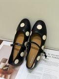  GIÀY BÚP BÊ NAGASHOES MŨI TRÒN QUAI NGANG CHẤM BI NAB168 