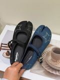  GIÀY BÚP BÊ NAGASHOES TABI THÊU HỌA TIẾT NGÔI SAO NAB167 