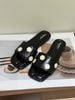  DÉP NAGASHOES MŨI VUÔNG QUAI NGANG CHẤM BI NAD422 