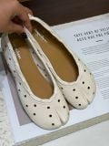  GIÀY BÚP BÊ NAGASHOES TABI VIỀN DÂY KHOÉT LAZER NAB165 