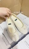  GIÀY BÚP BÊ NAGASHOES TRẦN Ô ĐÍNH NƠ PHỐI NGỌC NAB146 